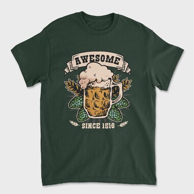 Beer Awesome Since, Unisex Men's T-Shirt