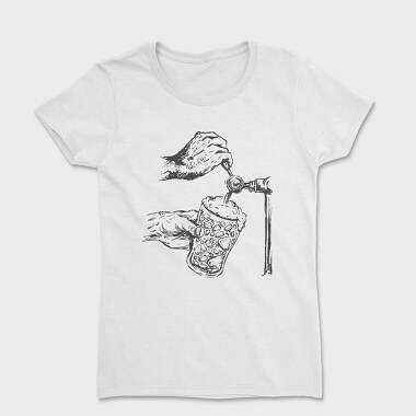 Beer Jar Filled With Rocks, Women's T-Shirt
