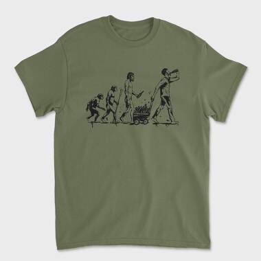 Beer Man Evolution, Unisex Men's T-Shirt