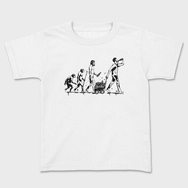 Beer Man Evolution, Kids' T-Shirt