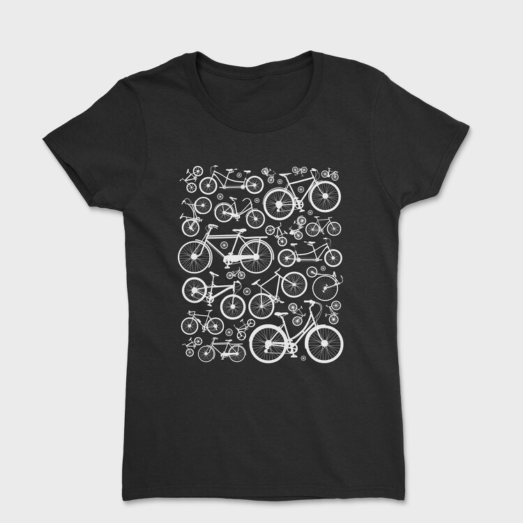 Bicycles Pattern, Дамска Тениска
