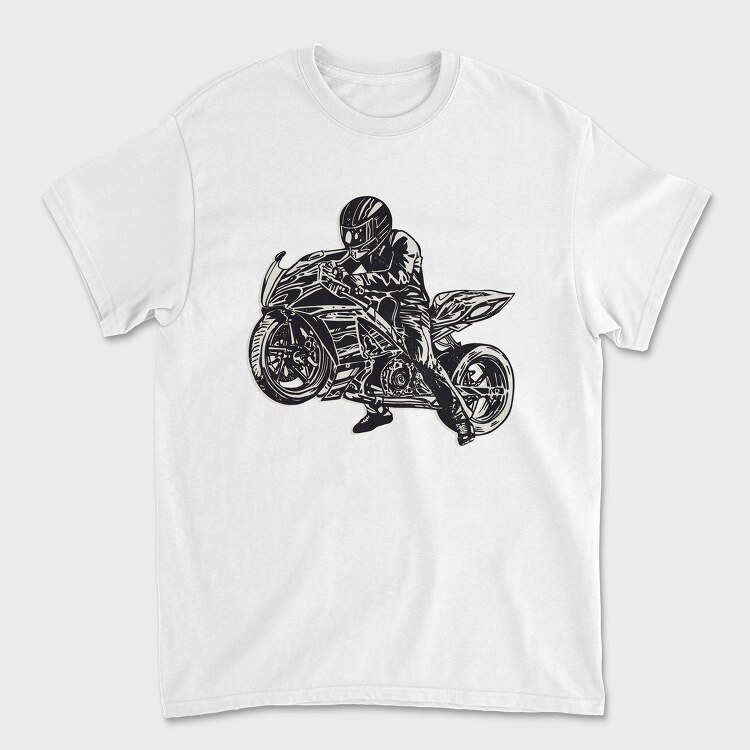 Big Bike, Унисекс Мъжка Тениска