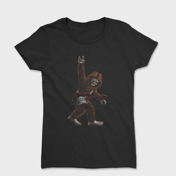 Bigfoot Electric Guitar, Women's T-Shirt