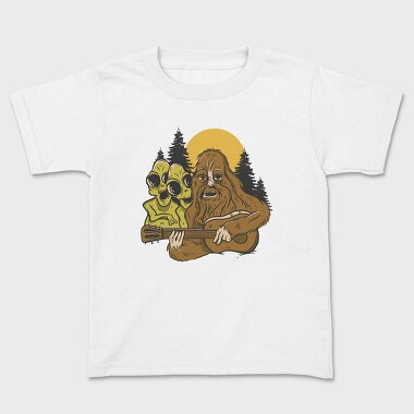 Bigfoot Guitar, Kids' T-Shirt
