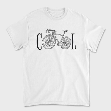 Bike Cool, Unisex Men's T-Shirt