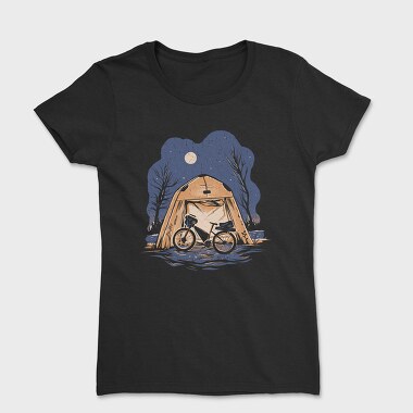 Bike Packing Camping, Women's T-Shirt