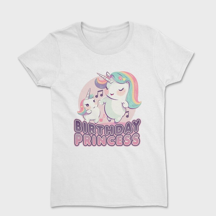 Birthday Princess Unicorns, Women's T-Shirt