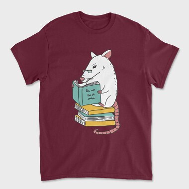 Book Rat, Unisex Men's T-Shirt