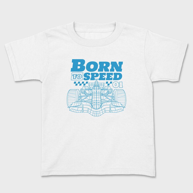 Born to Speed, Kids' T-Shirt