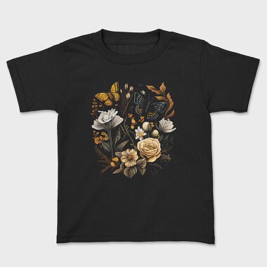 Botanical Flowers, Kids' T-Shirt