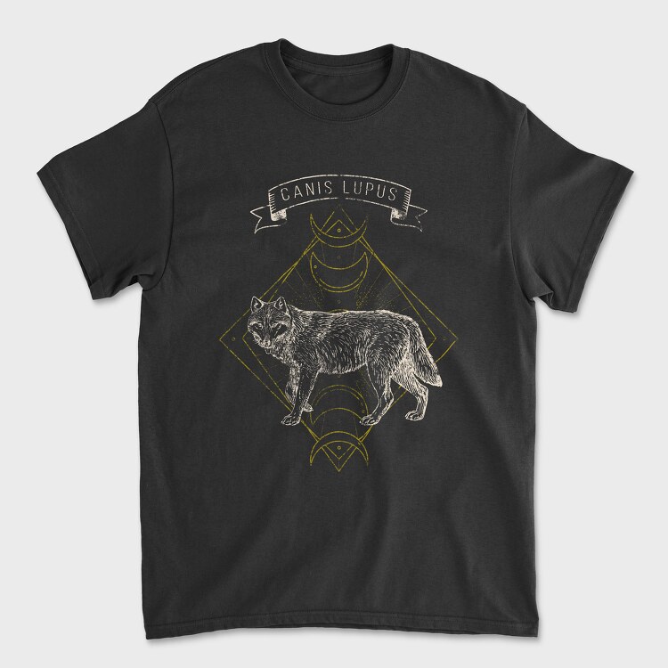 Canis Lupus, Unisex Men's T-Shirt