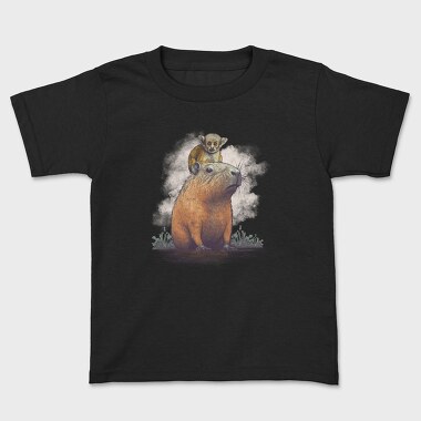 Capybara Monkey, Kids' T-Shirt