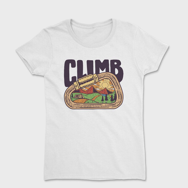 Carabiner Climb Landscape, Women's T-Shirt