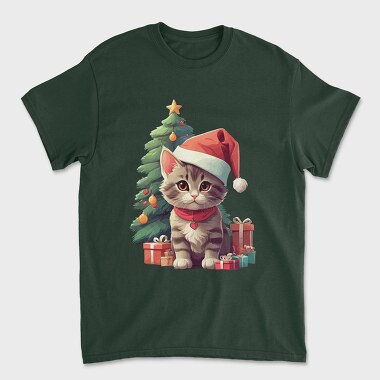 Cat Christmas Gifts, Унисекс Мъжка Тениска