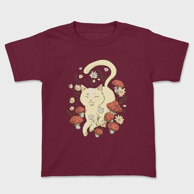 Cat Cottagecore, Kids' T-Shirt