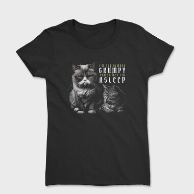 Дамска Тениска, Cat Grumpy Asleep