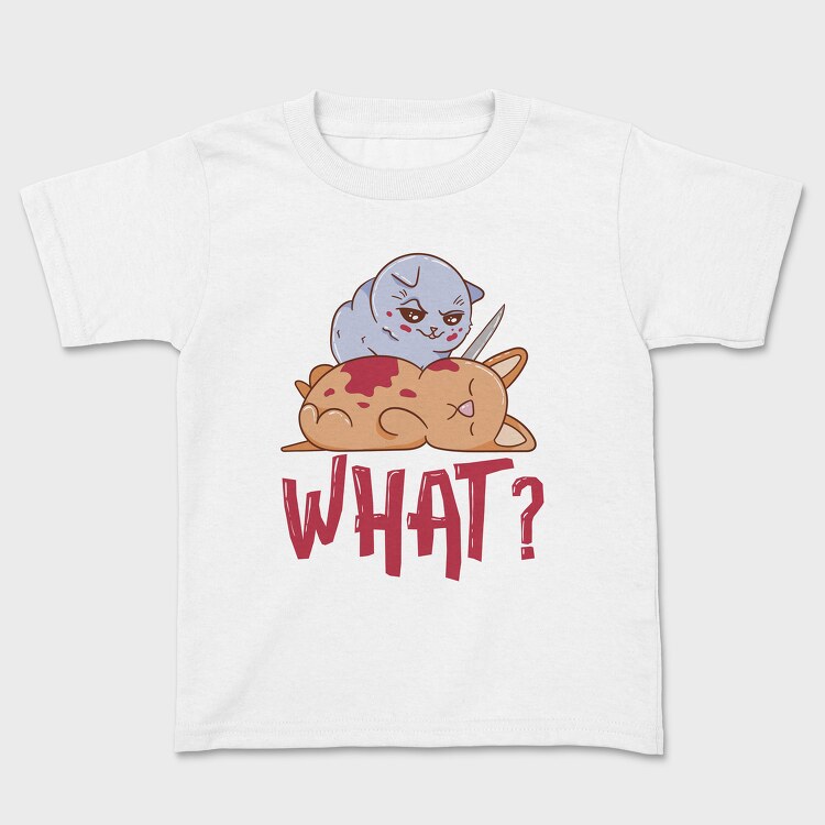 Cat Killing Dog, Kids' T-Shirt