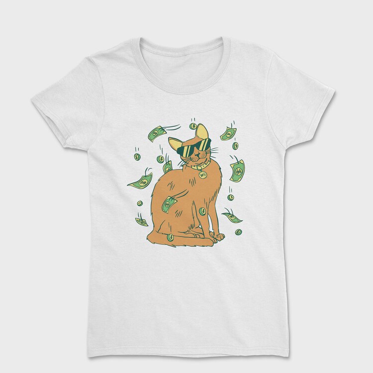 Cat Money, Women's T-Shirt