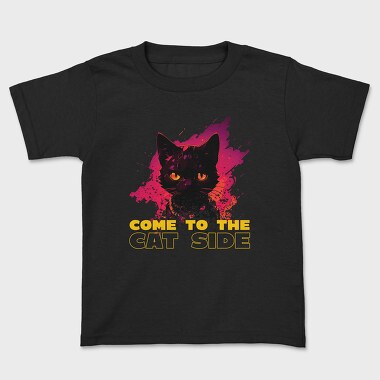Cat Side, Kids' T-Shirt