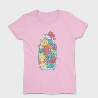 Cats Bottle, Women's T-Shirt