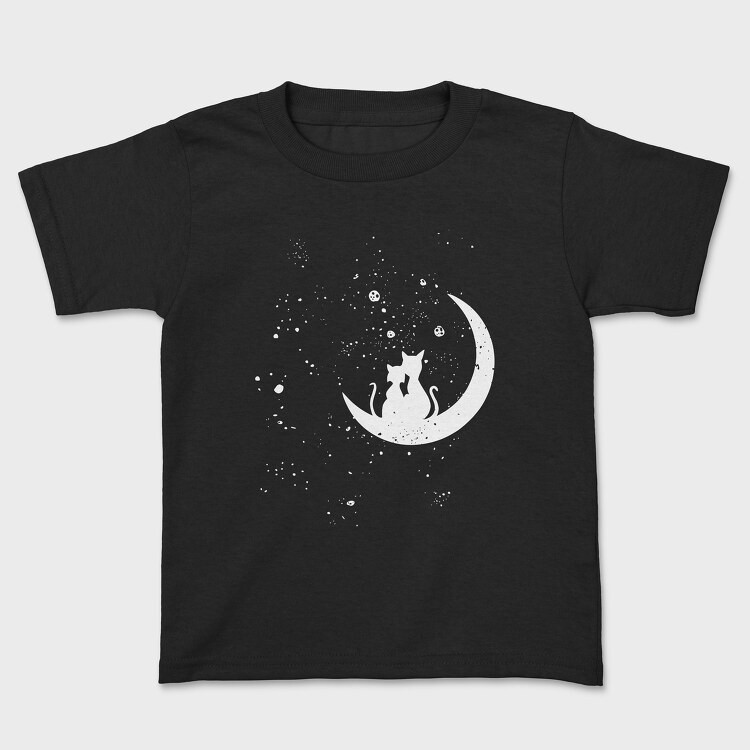 Cats Love Moon, Детска Тениска
