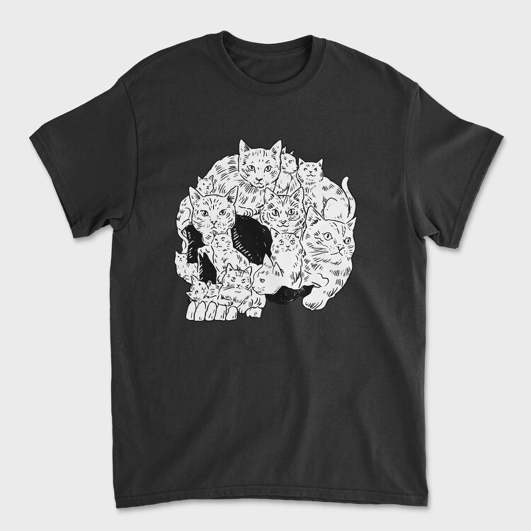 Cats Skull, Унисекс Мъжка Тениска