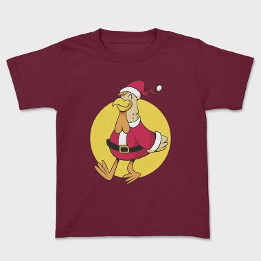 Chicken Santa, Kids' T-Shirt