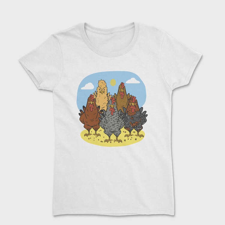 Chicken Slots, Дамска Тениска
