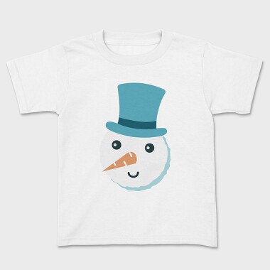 Christmas Snowman Faces 5, Kids' T-Shirt