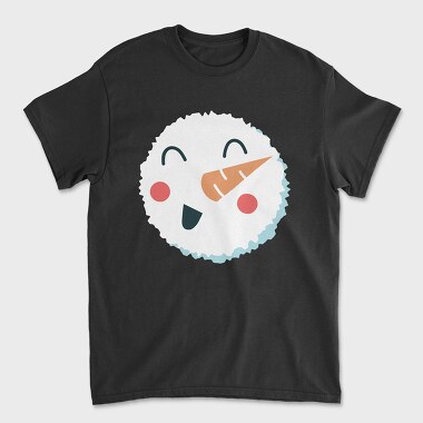 Унисекс Мъжка Тениска, Christmas Snowman Faces 7