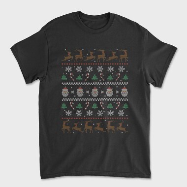 Christmas Ugly Sweater, Unisex Men's T-Shirt