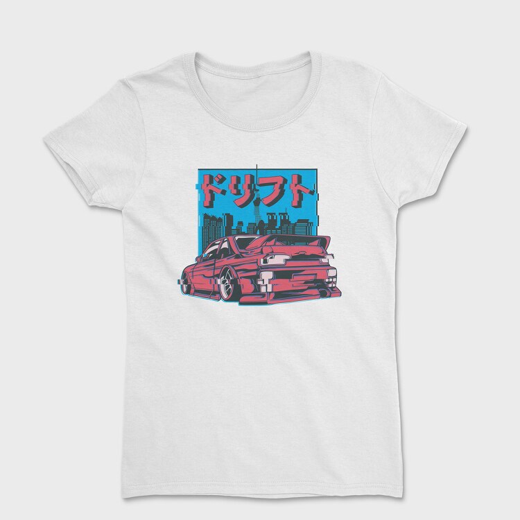 City Glitch Car, Women's T-Shirt