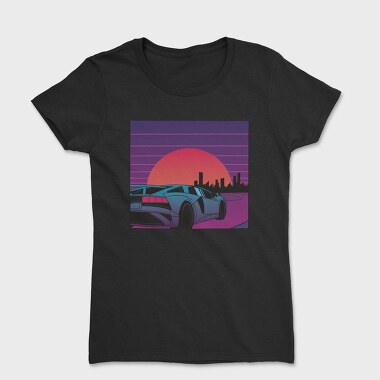 City Vaporwave 2, Women's T-Shirt