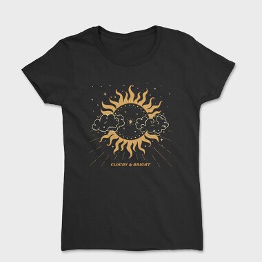 Cloudy and Bright, Women's T-Shirt