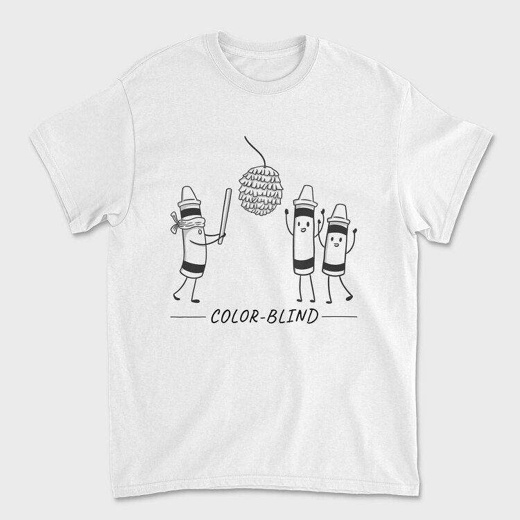 Color Blind, Unisex Men's T-Shirt
