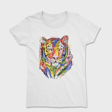 Дамска Тениска, Colorful Tiger