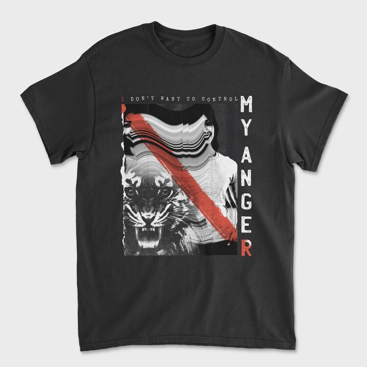 Control My Anger, Unisex Men's T-Shirt