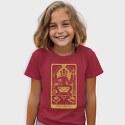 Cottagecore Mushroom Frog, Kids' T-Shirt