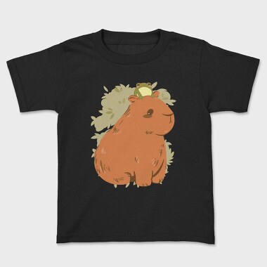 Cute Capybara Frog, Kids' T-Shirt