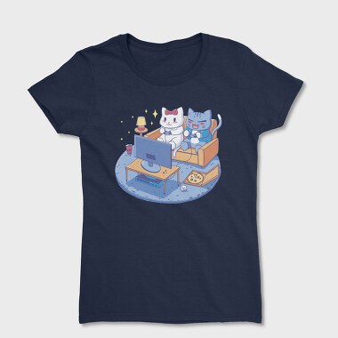 Cute Cats Video Games Anime, Women's T-Shirt