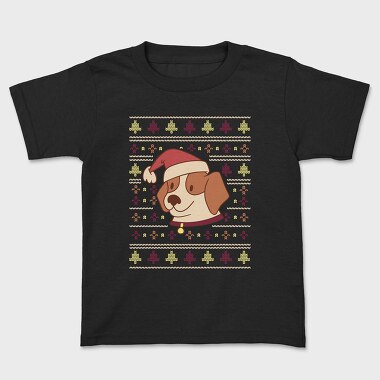 Cute Dog Ugly Sweater, Kids' T-Shirt
