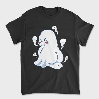 Cute Ghost, Unisex Men's T-Shirt