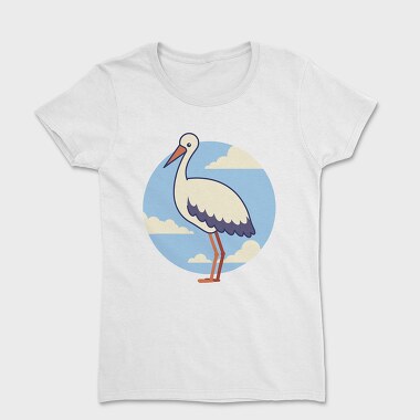 Cute Stork, Women's T-Shirt