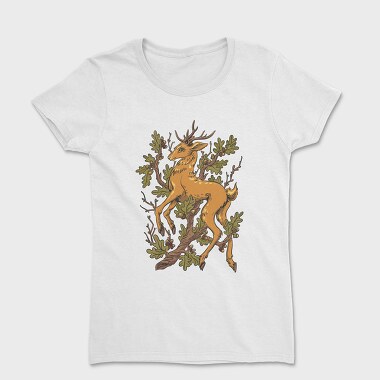 Deer Oak, Women's T-Shirt