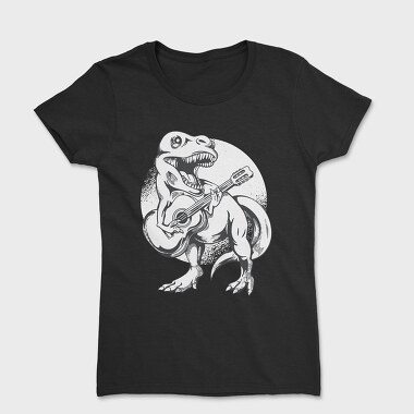 Dinosaur Guitar, Women's T-Shirt