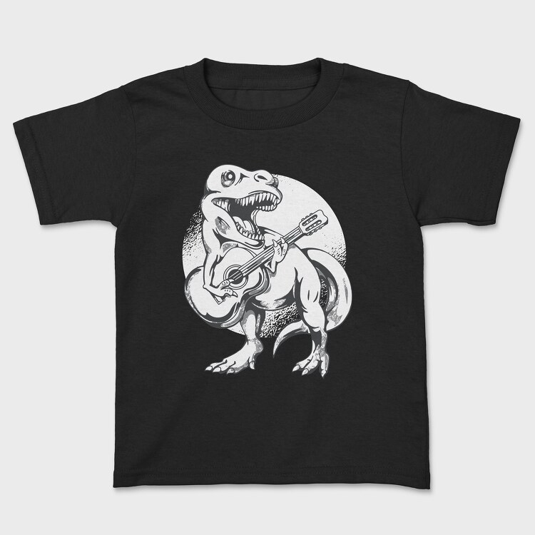 Dinosaur Guitar, Kids' T-Shirt