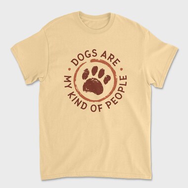 Dog Fingerprint, Unisex Men's T-Shirt