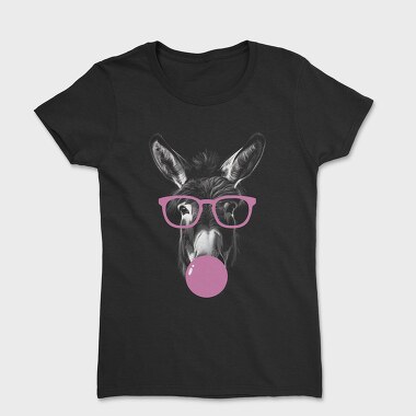 Donkey Monochrome Bubblegum, Women's T-Shirt