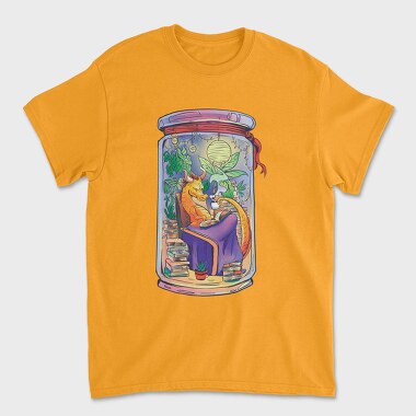 Dragon Jar Chill Book, Unisex Men's T-Shirt
