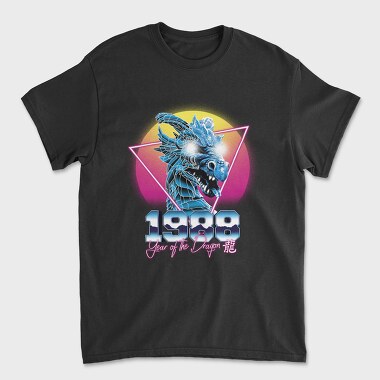 Dragon Retro Wave, Unisex Men's T-Shirt
